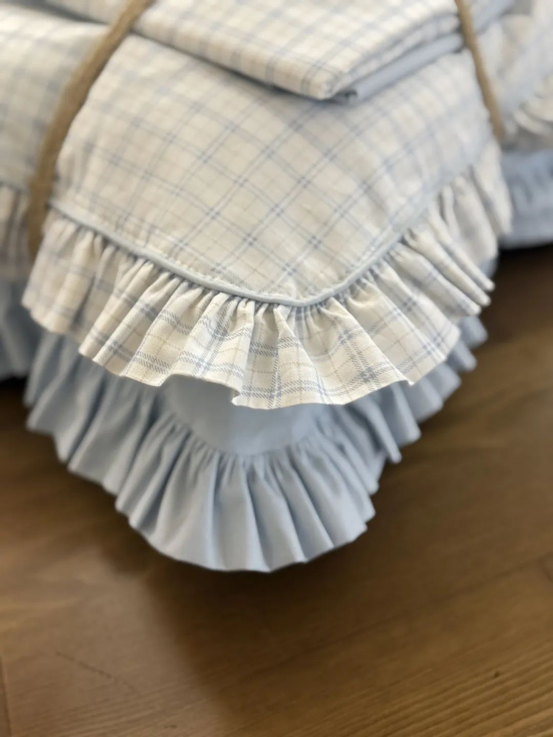 Ekose Desen Bebe Mavisi Bebek Tak�m�