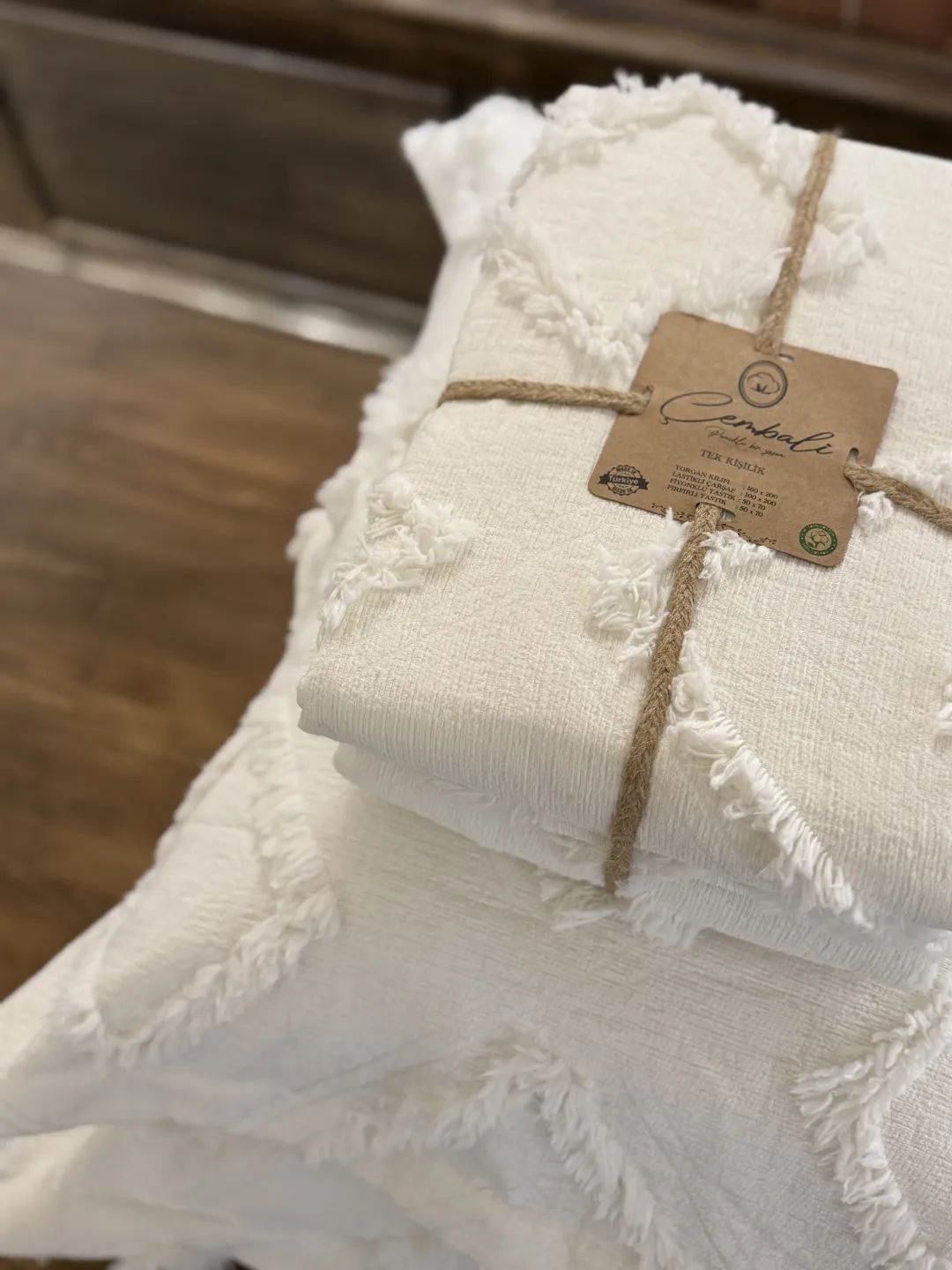 Ikea Desen Ekru Yatak �rt�s�