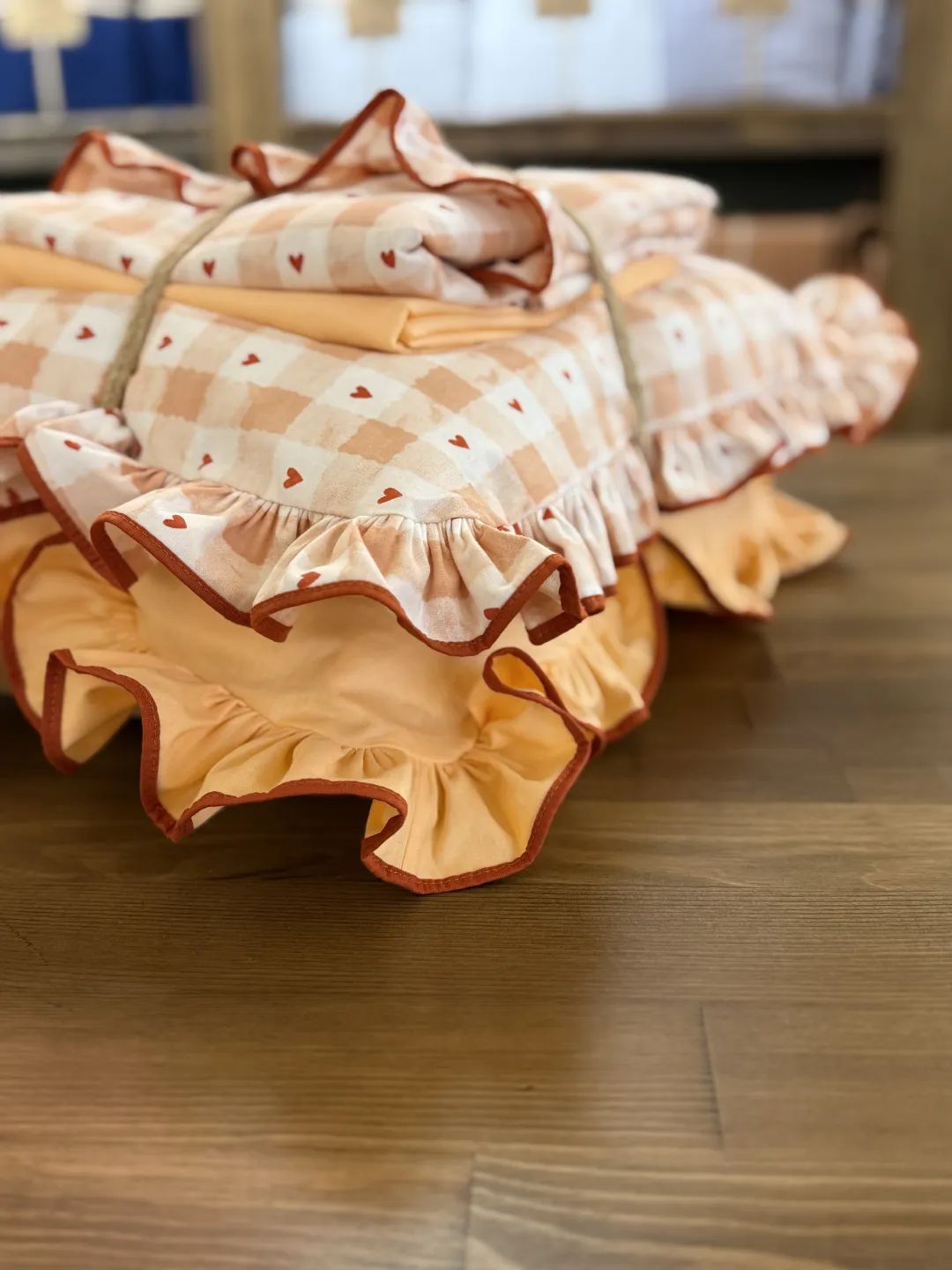 Kiremit Kalpli Hardal P�tikare Bebek Nevresim Tak�m�