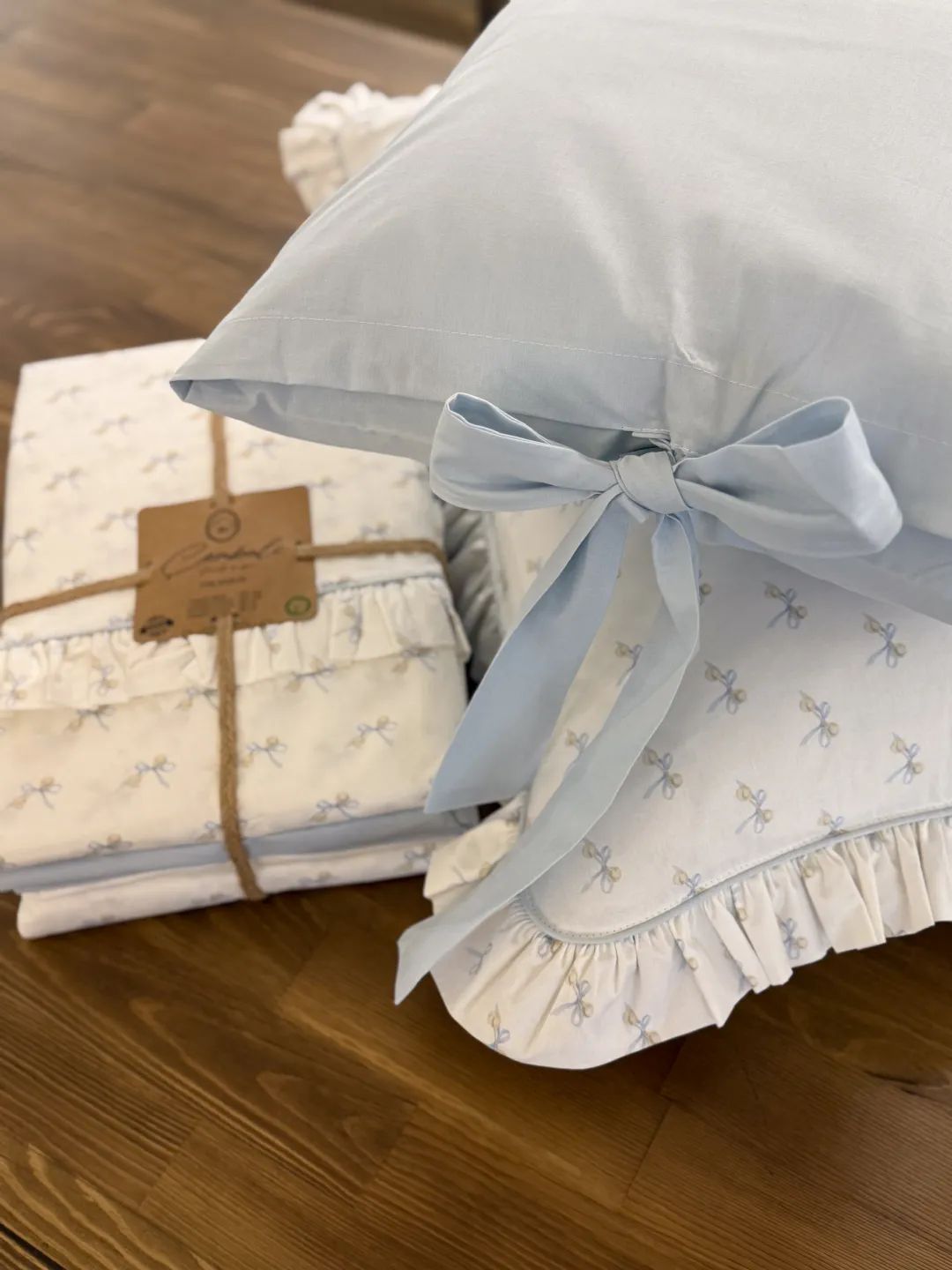 Kurdale Desen Bebe Mavisi Nevresim Tak�m�